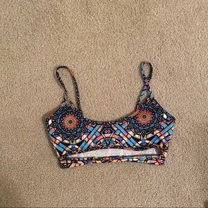 Psychotropic Strappy Rave Crop Trop